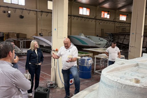 Visita a las instalaciones de Vector Náutico
