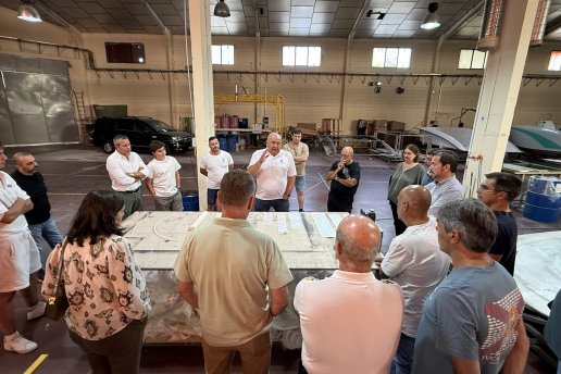 Visita a las instalaciones de Vector Náutico