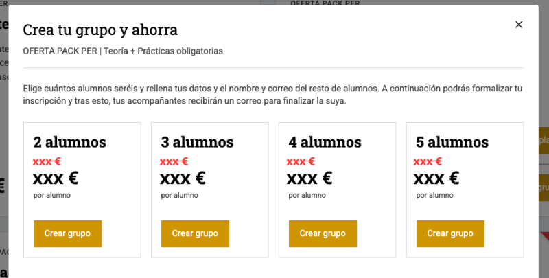 Selecciona tripulantes